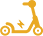 Electric scooter die castings